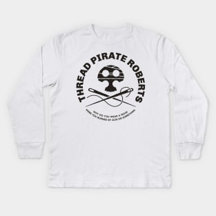 Thread Pirate Roberts Kids Long Sleeve T-Shirt